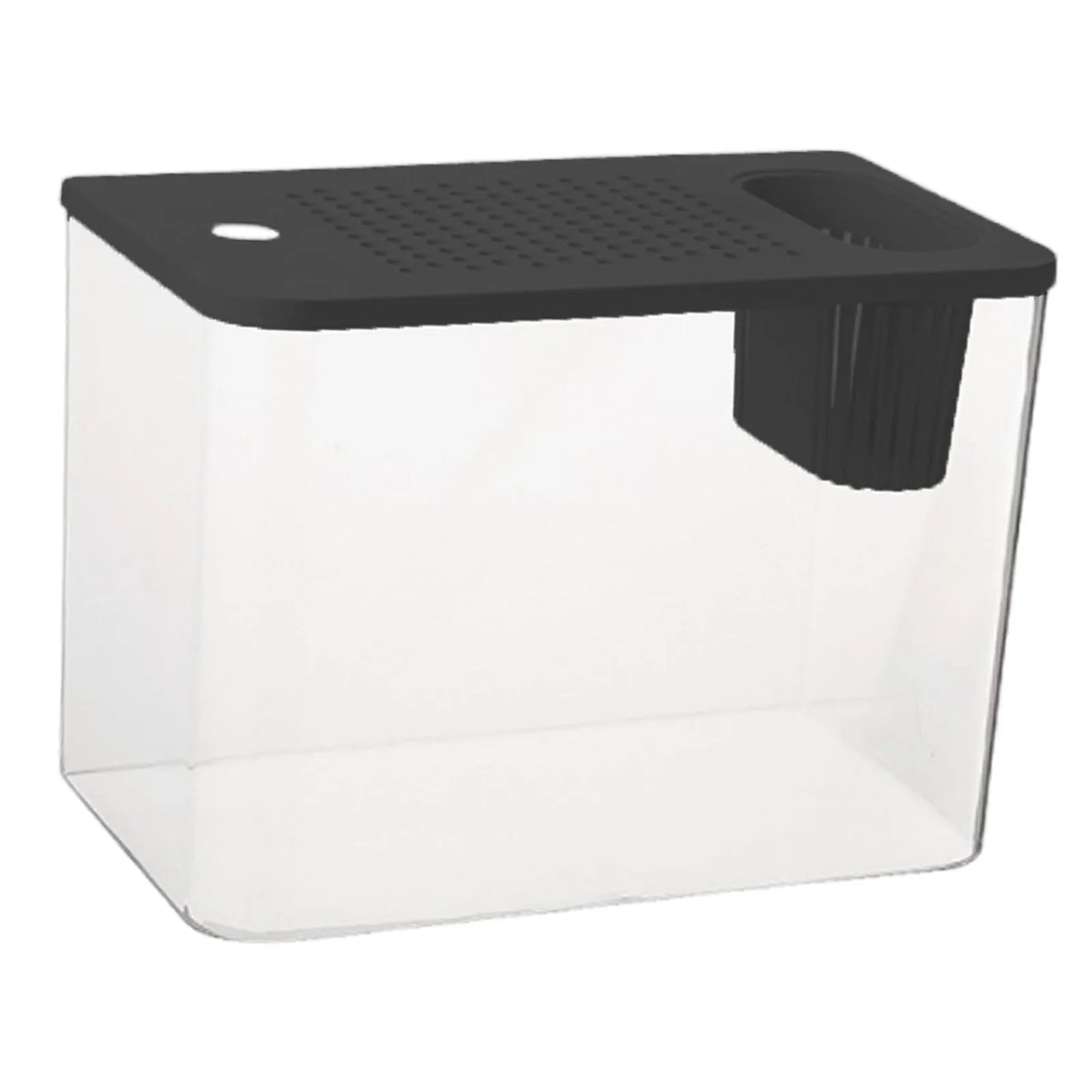 Plastic Reptile Terrarium Tank Reptile Feeding Box Transparent Habitat Cage for Frog Snake Gecko Tortoise Pet Supplies