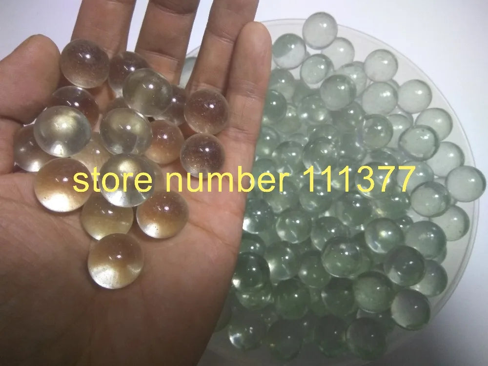 1.6 cm ball transparent white or black glass marbles Pachinko balls colorful beads 16mm checkers fish tank Vase Filler