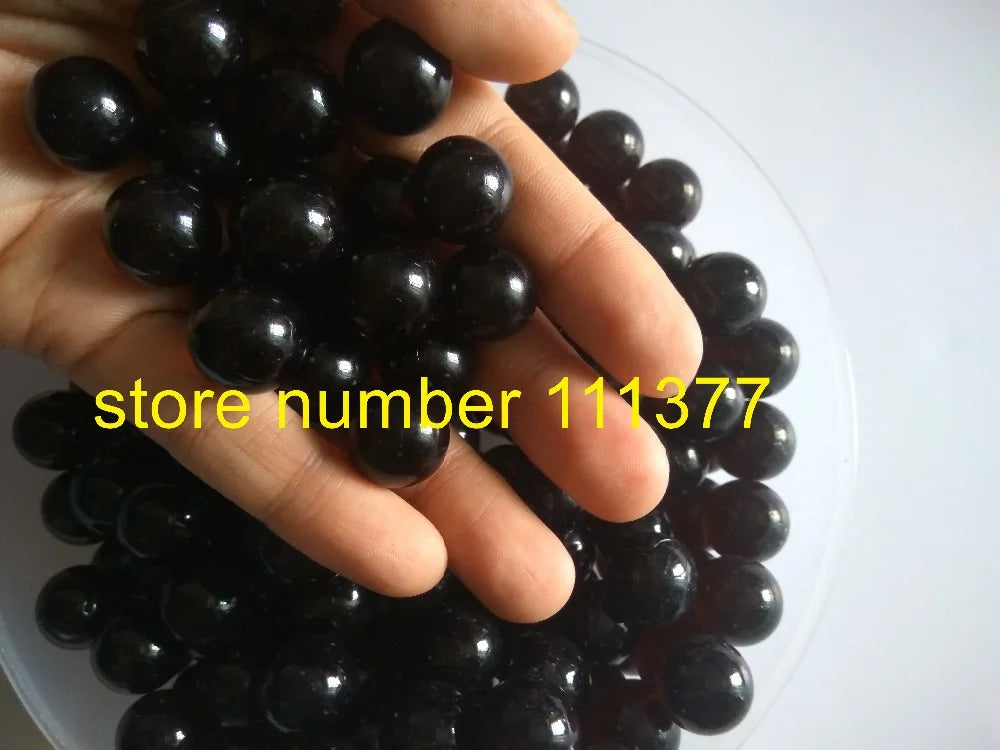 1.6 cm ball transparent white or black glass marbles Pachinko balls colorful beads 16mm checkers fish tank Vase Filler