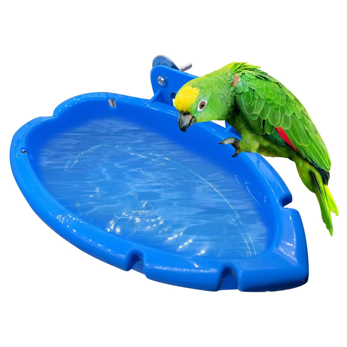 Bird Bath Tub Parrot Automatic Bathtub with Faucet Bird Shower Bathing Tub Bird Feeder Bowl Parrot Automatic Bathtub Pool Supply