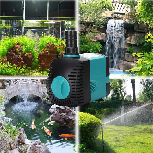 Ultra-Quiet 3W 6W 10W 15W 25W Submersible Water Fountain Pump Filter Fish Pond Aquarium Water Pump Tank Fountain EU 220V-240V