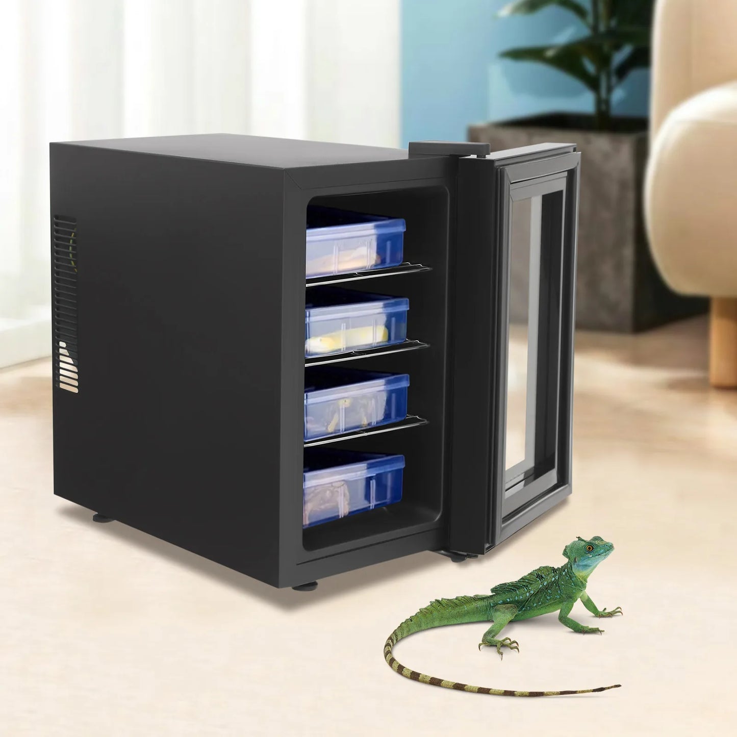 Reptile Incubator 50-104°f Adjustable Digital Lab Incubator Galvanized Plate Reptile Egg Incubator for Lizard Snake Maned Lion