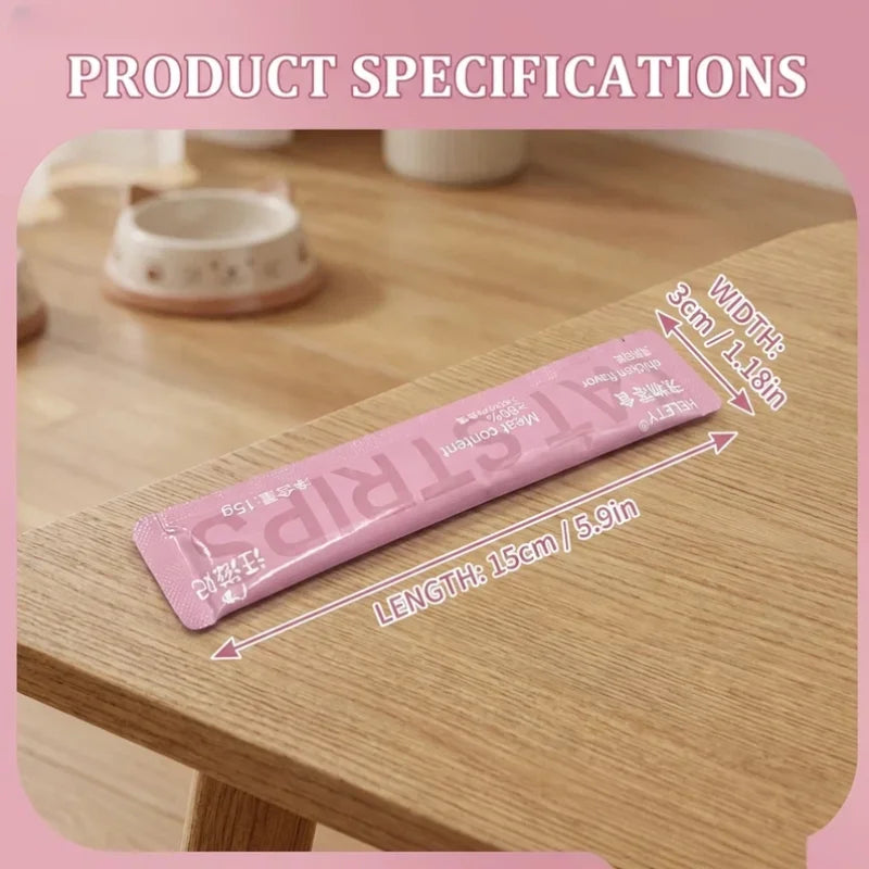 Squab Flavored Cat Treat Sticks 24pcs – Lickable Creamy Snack, Nutritious & Delicious, Soft Wet Treats for Cats