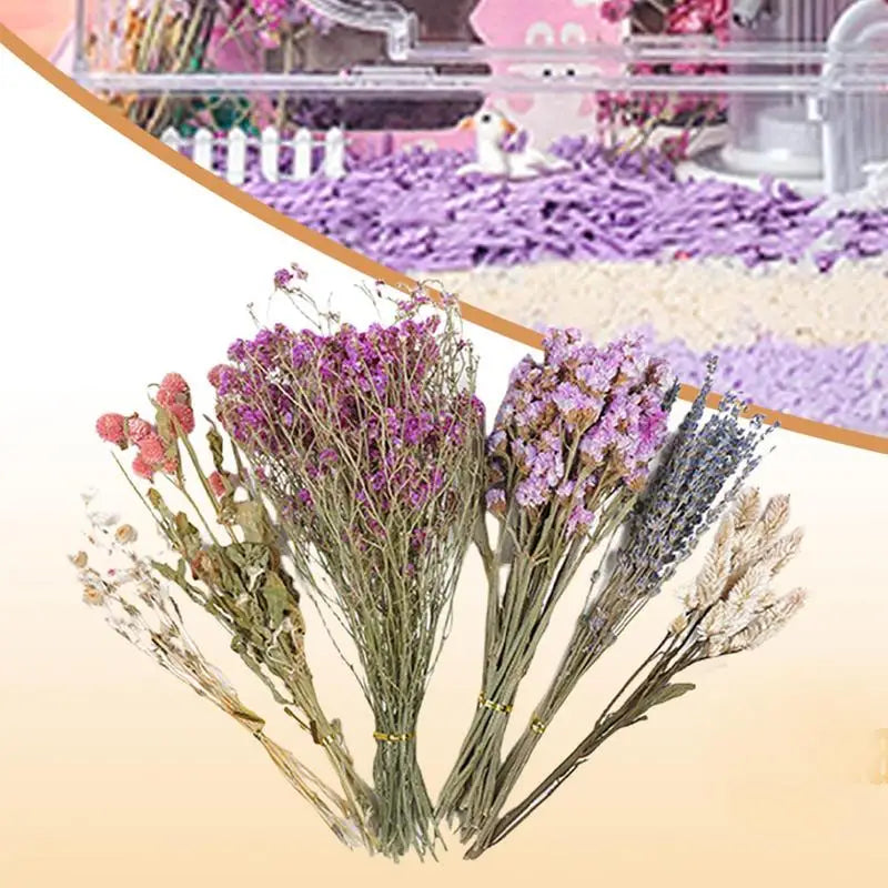 Dried Flowers And Plant Bedding Hamster Deodorizing Bedding Pet Bedding Hamster Cage Landscaping Supplies For Pets