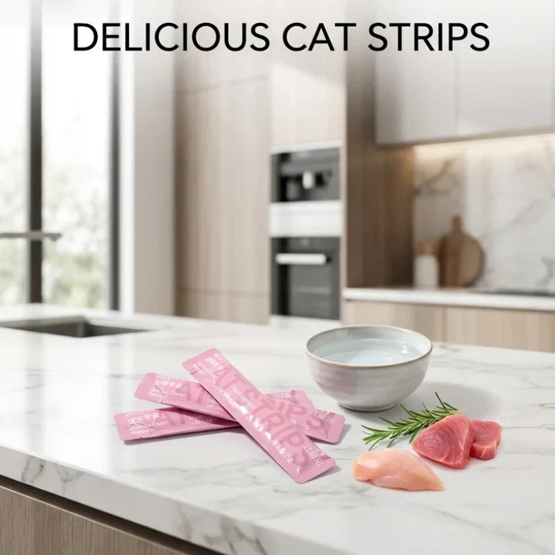 Squab Flavored Cat Treat Sticks 24pcs – Lickable Creamy Snack, Nutritious & Delicious, Soft Wet Treats for Cats
