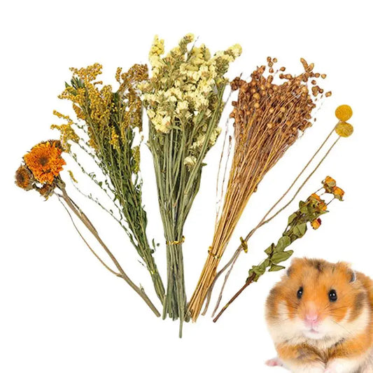 Dried Flowers And Plant Bedding Hamster Deodorizing Bedding Pet Bedding Hamster Cage Landscaping Supplies For Pets