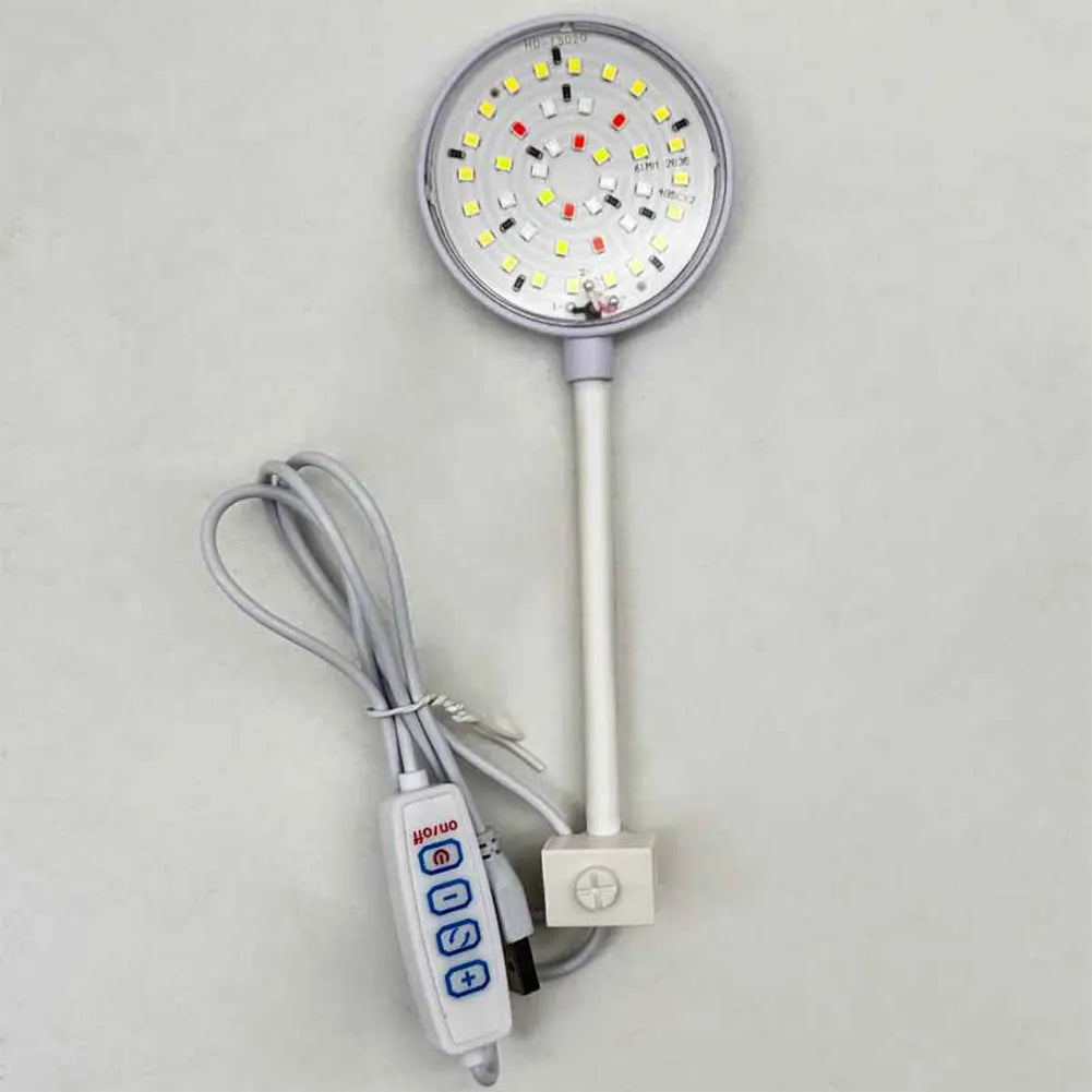 USB Small Fish Tank Light Dimmable LED Moving Aquarium Lamp Fish Lamp for Fish Tank