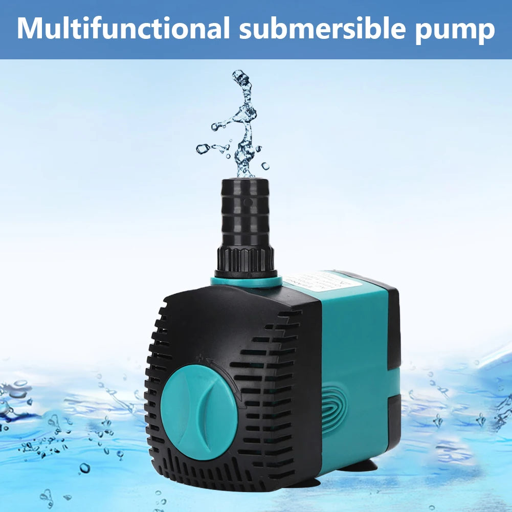 Ultra-Quiet 3W 6W 10W 15W 25W Submersible Water Fountain Pump Filter Fish Pond Aquarium Water Pump Tank Fountain EU 220V-240V